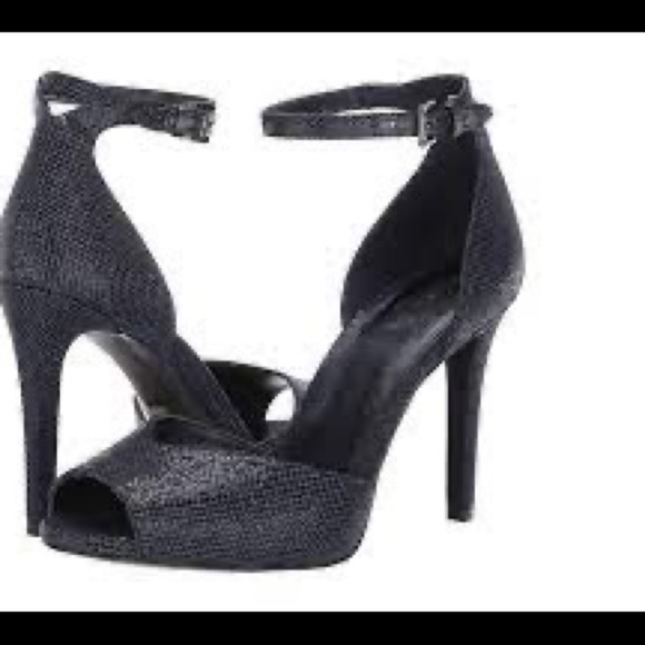 New! MK Michael Kors Cambria Dress Sandal Glitter Cobalt Blue Size 7.5 - Picture 2 of 13